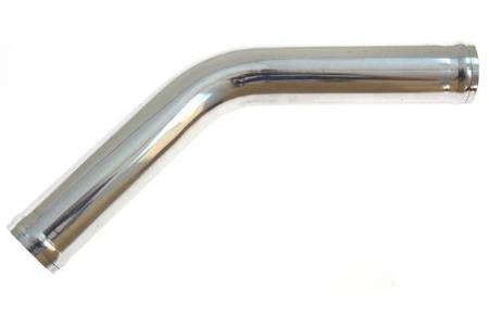 Aluminium pipe 45deg 40mm 30cm
