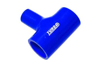 Connector T-Piece TurboWorks Blue 63-9mm
