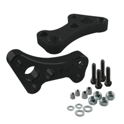 STAGE 2 BMW E46 +25% Torsion Adapters (Black)