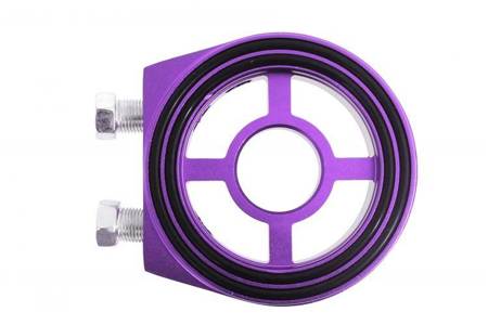 Oil filter adapter Turboworks Purple