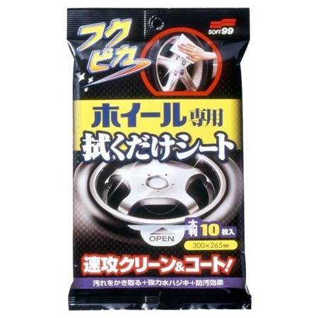 Soft99 Wheel Cleaning Wipe 10 pcs