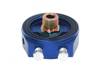 Oil filter adapter Turboworks Blue