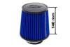 Simota Air Filter H:140mm DIA:60-77mm JAU-X02201-06 Blue